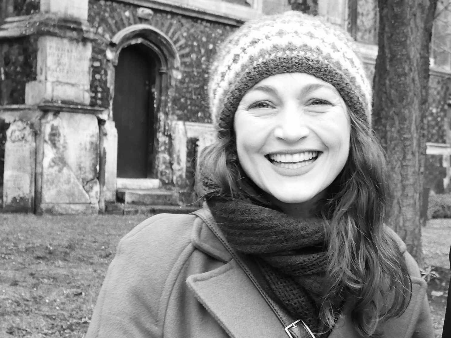 Black and White Photograph of Hayley Lowe