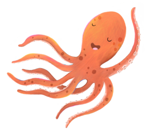 Illustration of a Giant Pacific Octopus