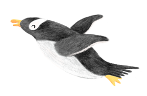 Illustration of Gentoo Penguin